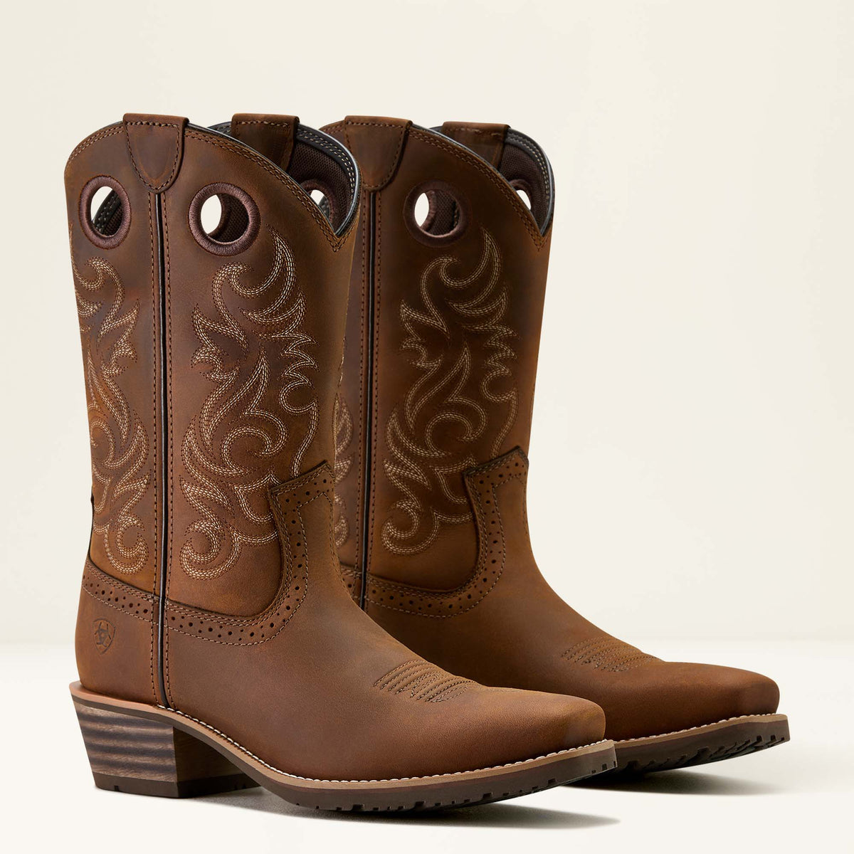 Ariat men's Hybrid Roughstock Square Toe Cowboy Boot