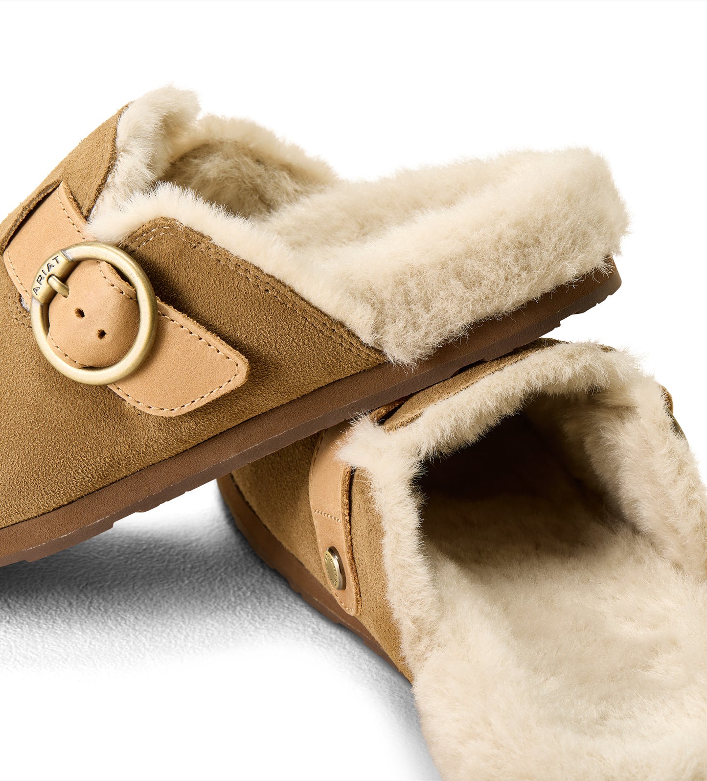 Ariat Country Mule Sherpa RANCH BROWN SUEDE