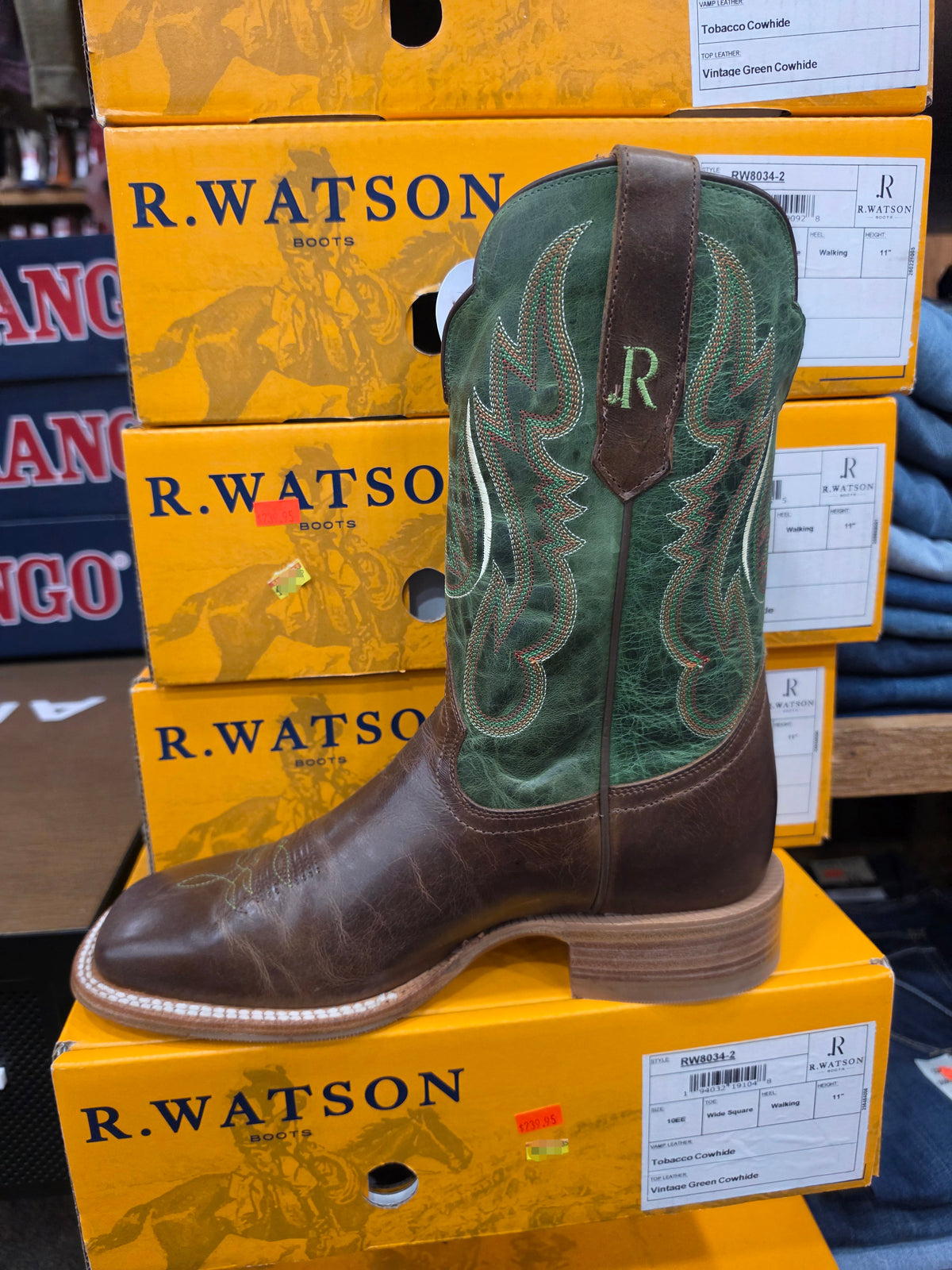 R Watson mens tobacco rw8034-2