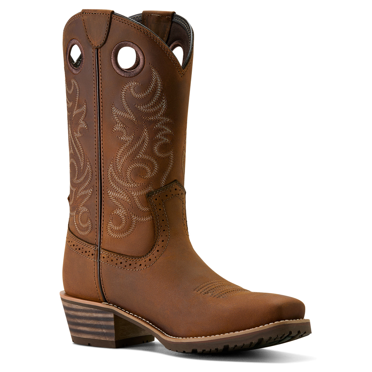 Ariat men's Hybrid Roughstock Square Toe Cowboy Boot