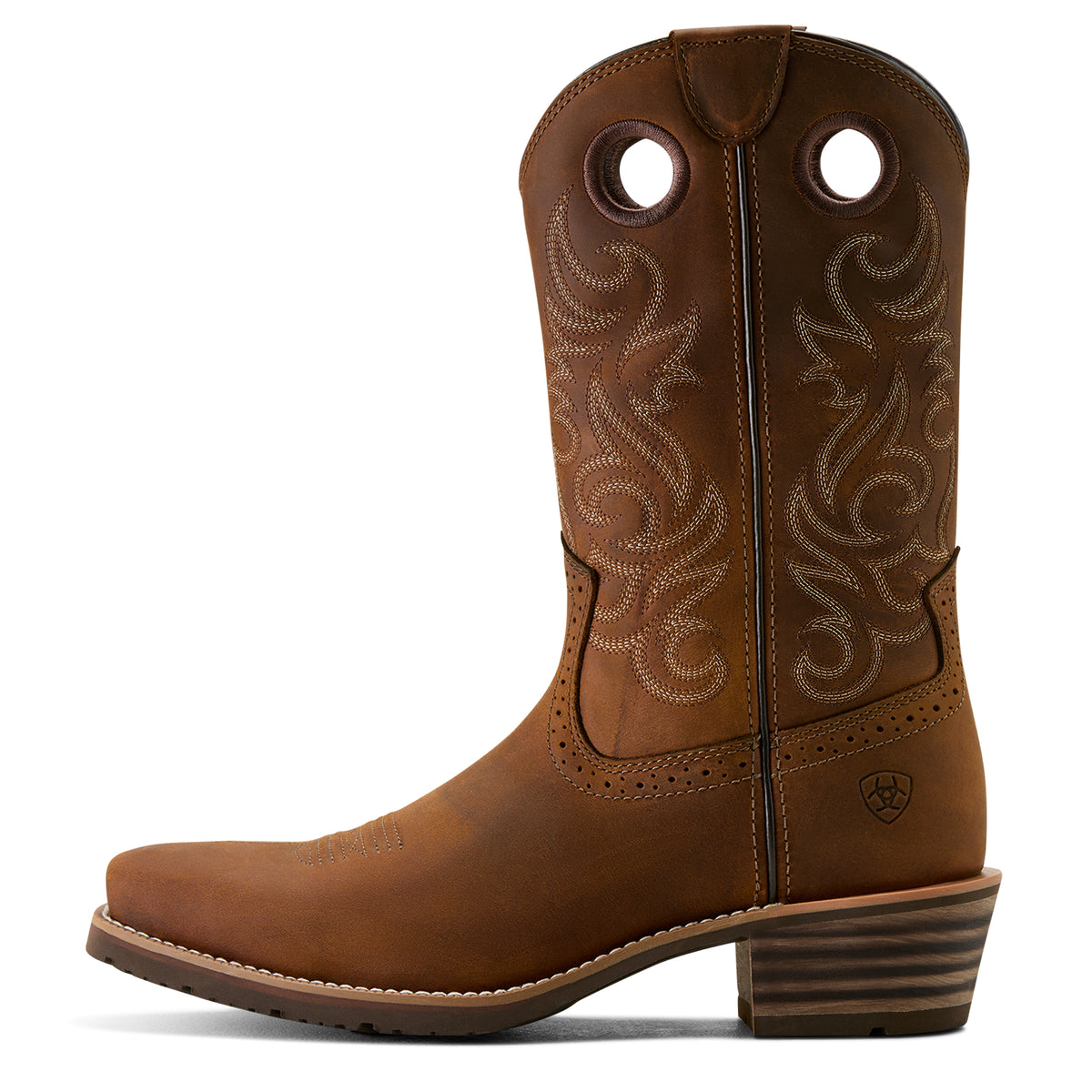 Ariat men's Hybrid Roughstock Square Toe Cowboy Boot
