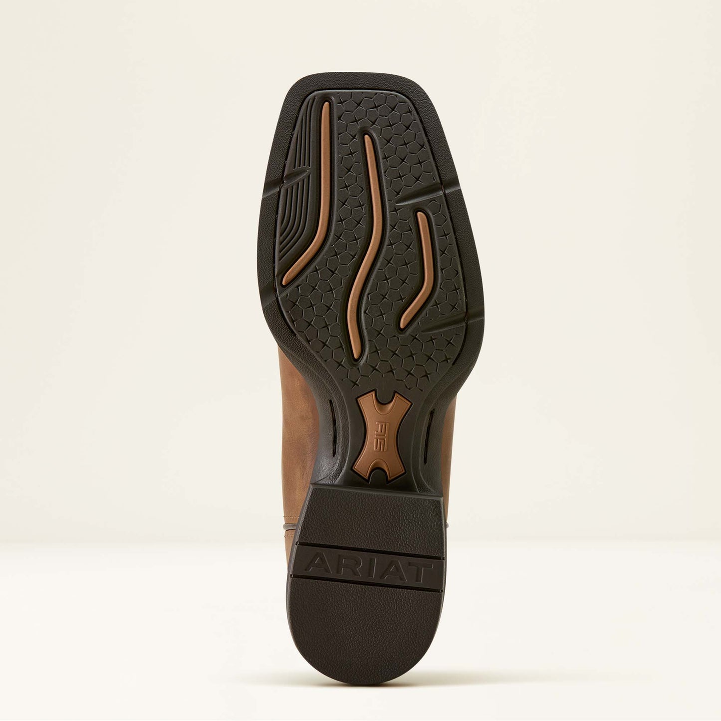 Ariat men's Sport Steer Skull Wide Square Toe Cowboy Boot