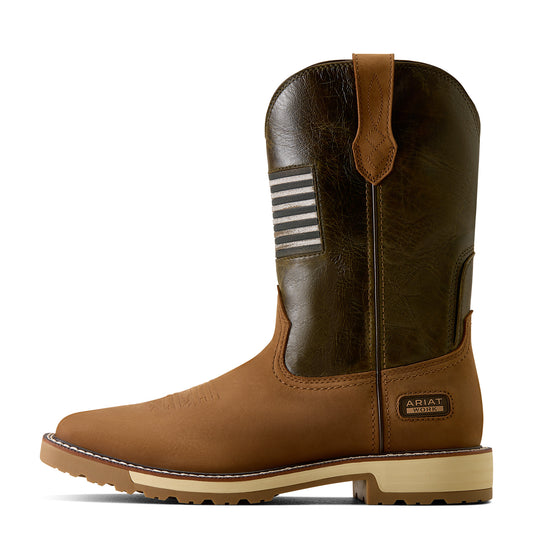 Ariat men's Activator Patriot Wide Square Toe Work Boot