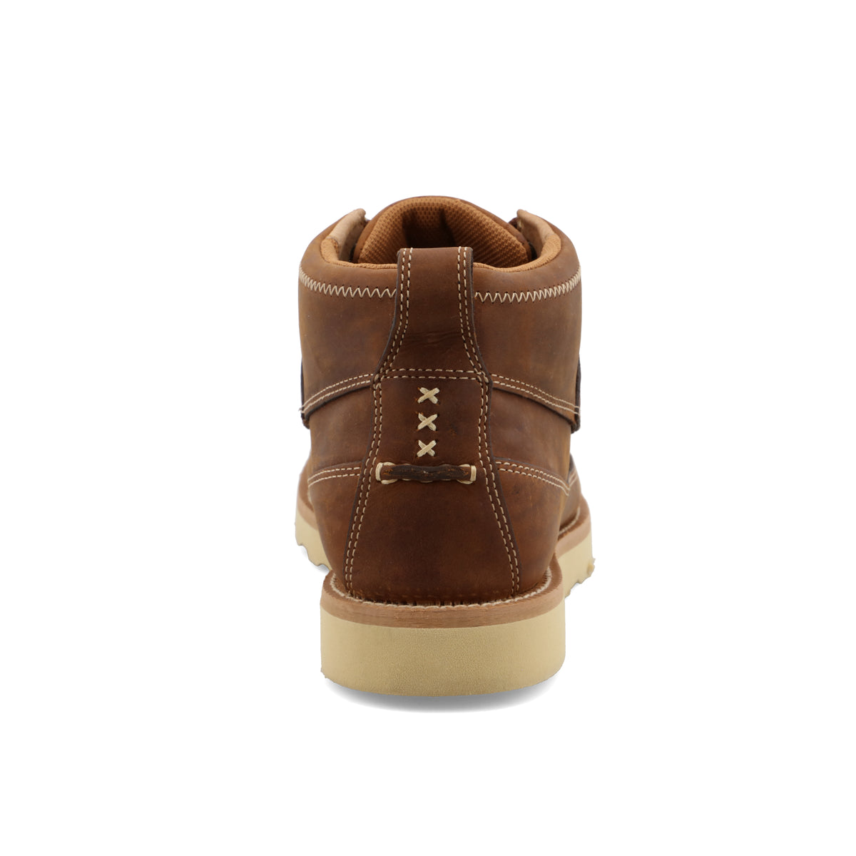 Twisted x Men's 4" Wedge Sole Boot Woven Saddle & Oiled Saddle