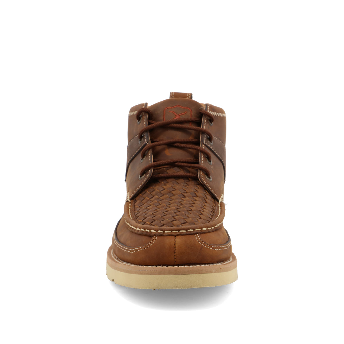 Twisted x Men's 4" Wedge Sole Boot Woven Saddle & Oiled Saddle