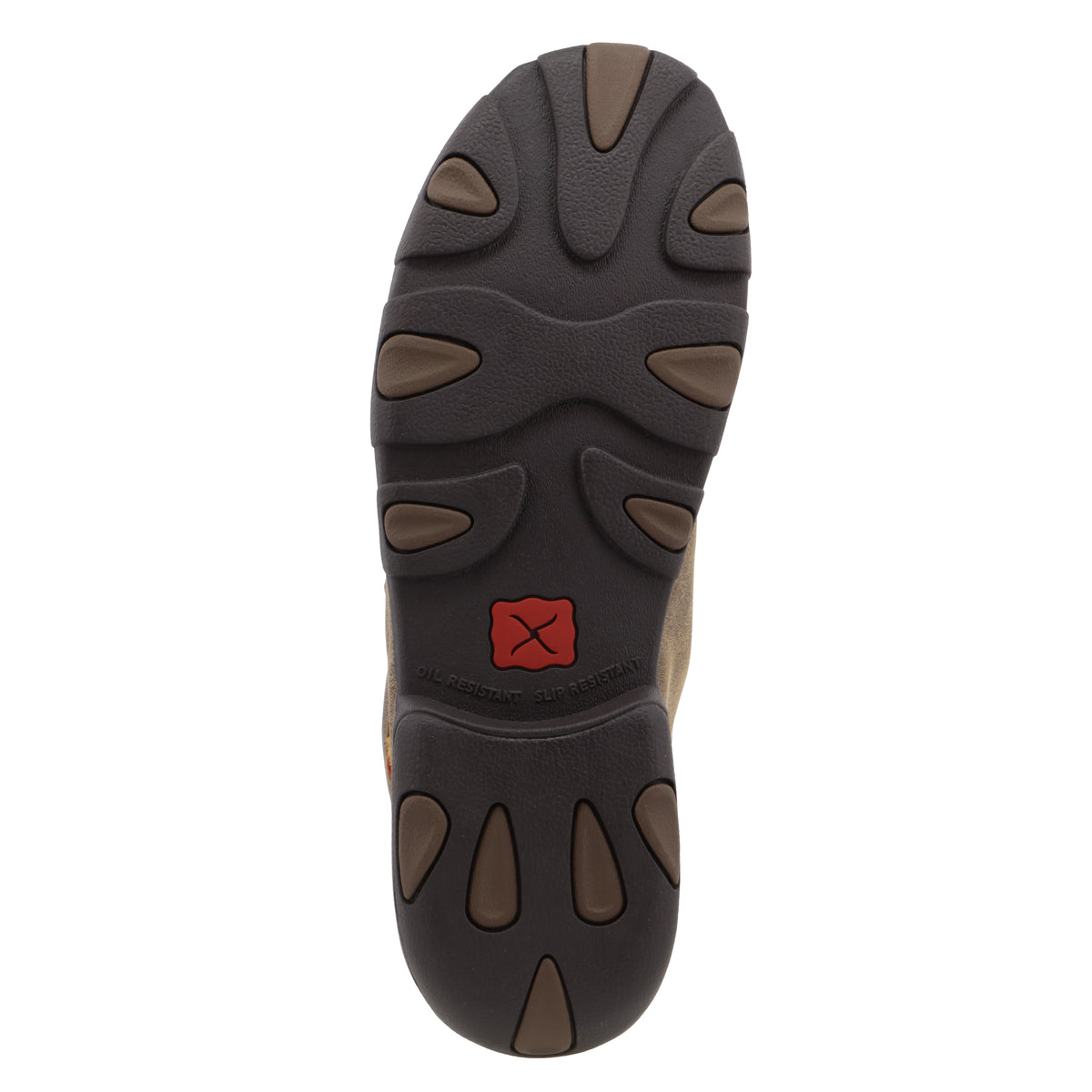 Twisted x Men's Chukka Driving Moc Caiman Print & Brown
