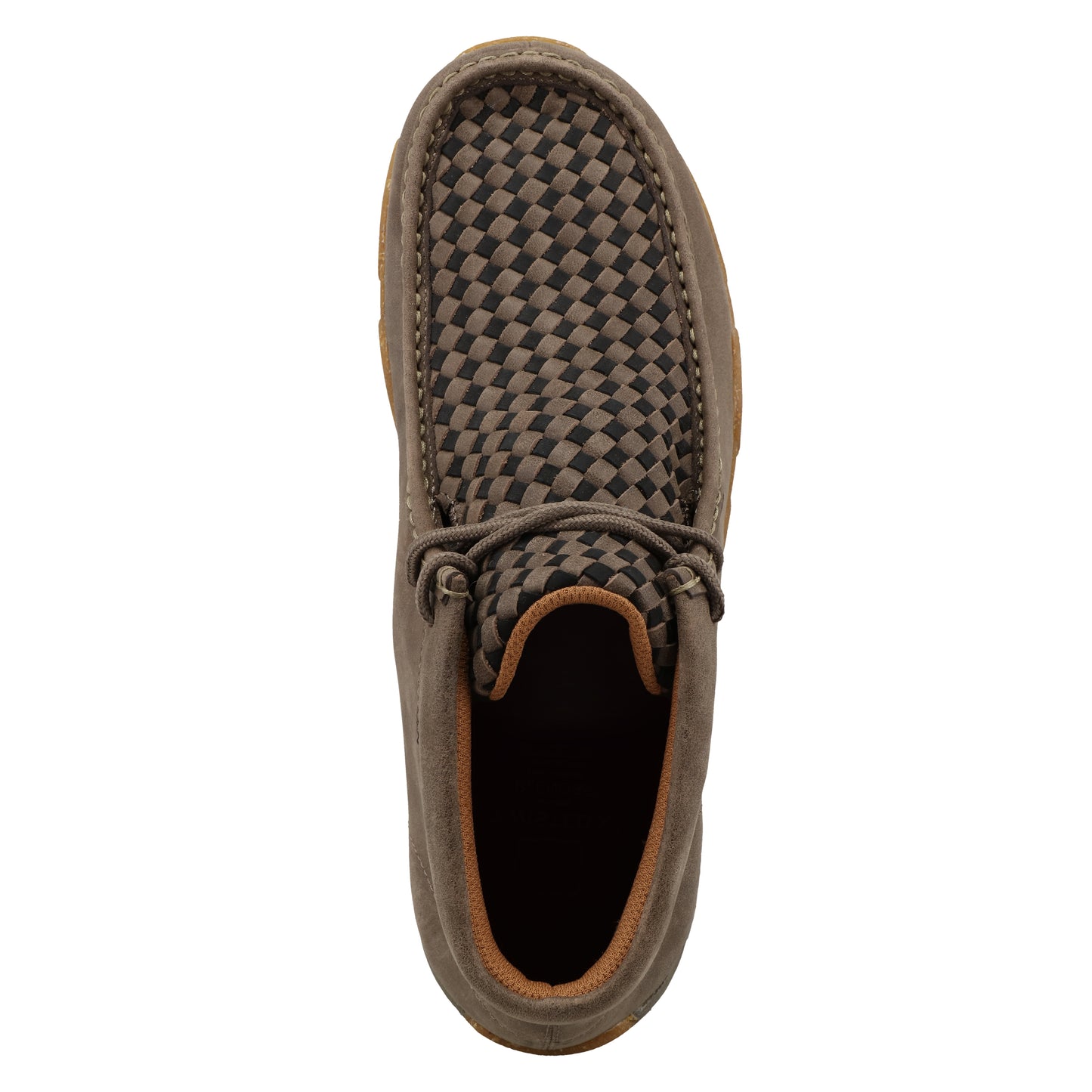 Twisted x Men's Chukka Driving Moc Taupe Grey & Black