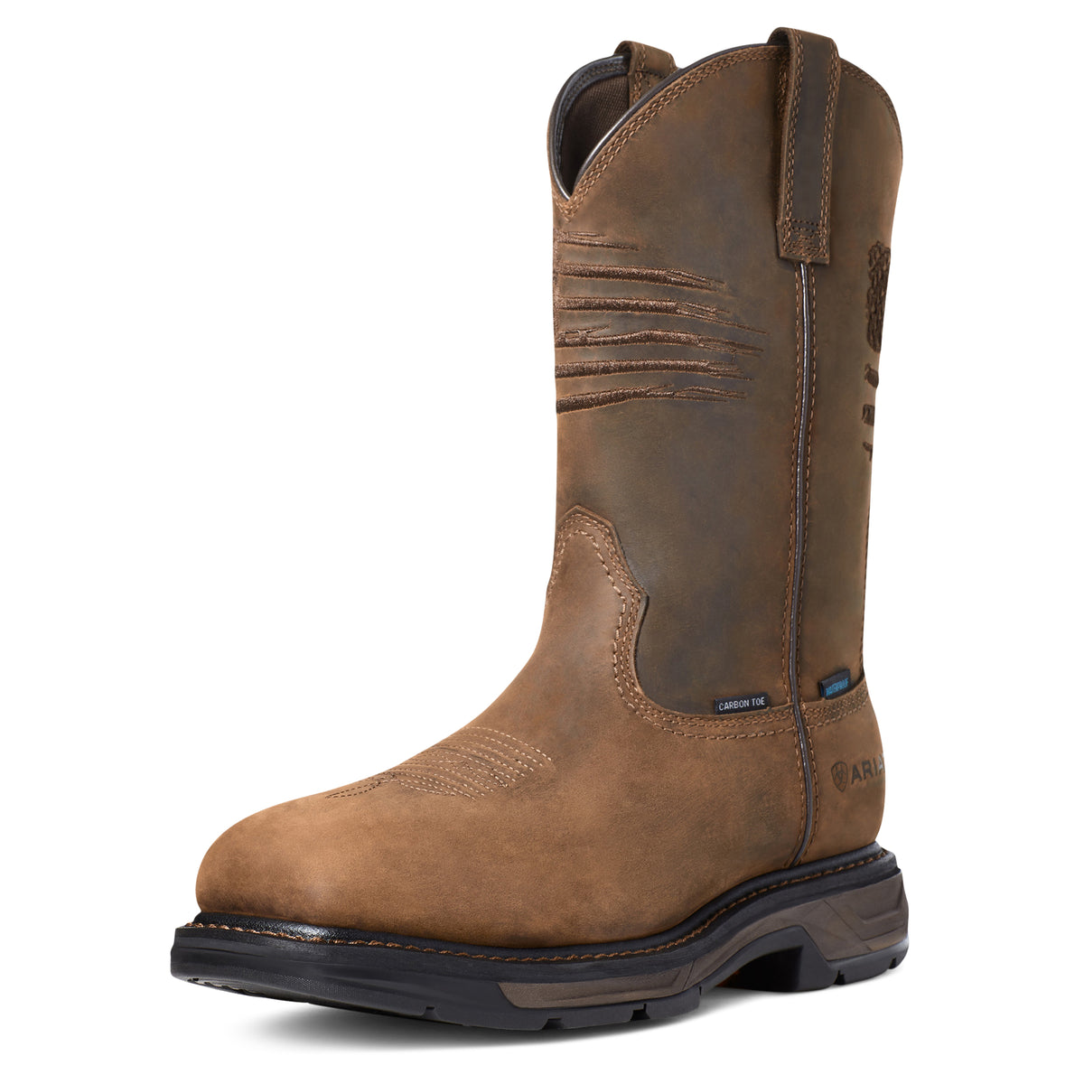Ariat WorkHog XT Patriot Waterproof Wide Square Toe Carbon Toe