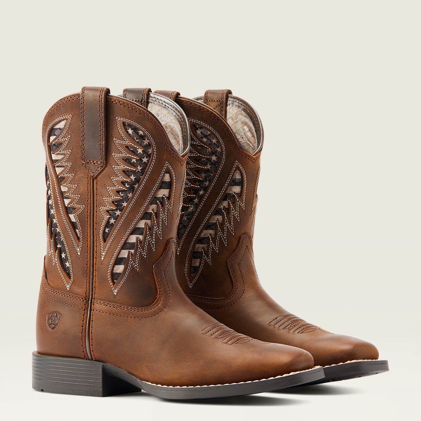 Ariat YTH Quickdraw VentTEK Wide Square Toe Western Boot