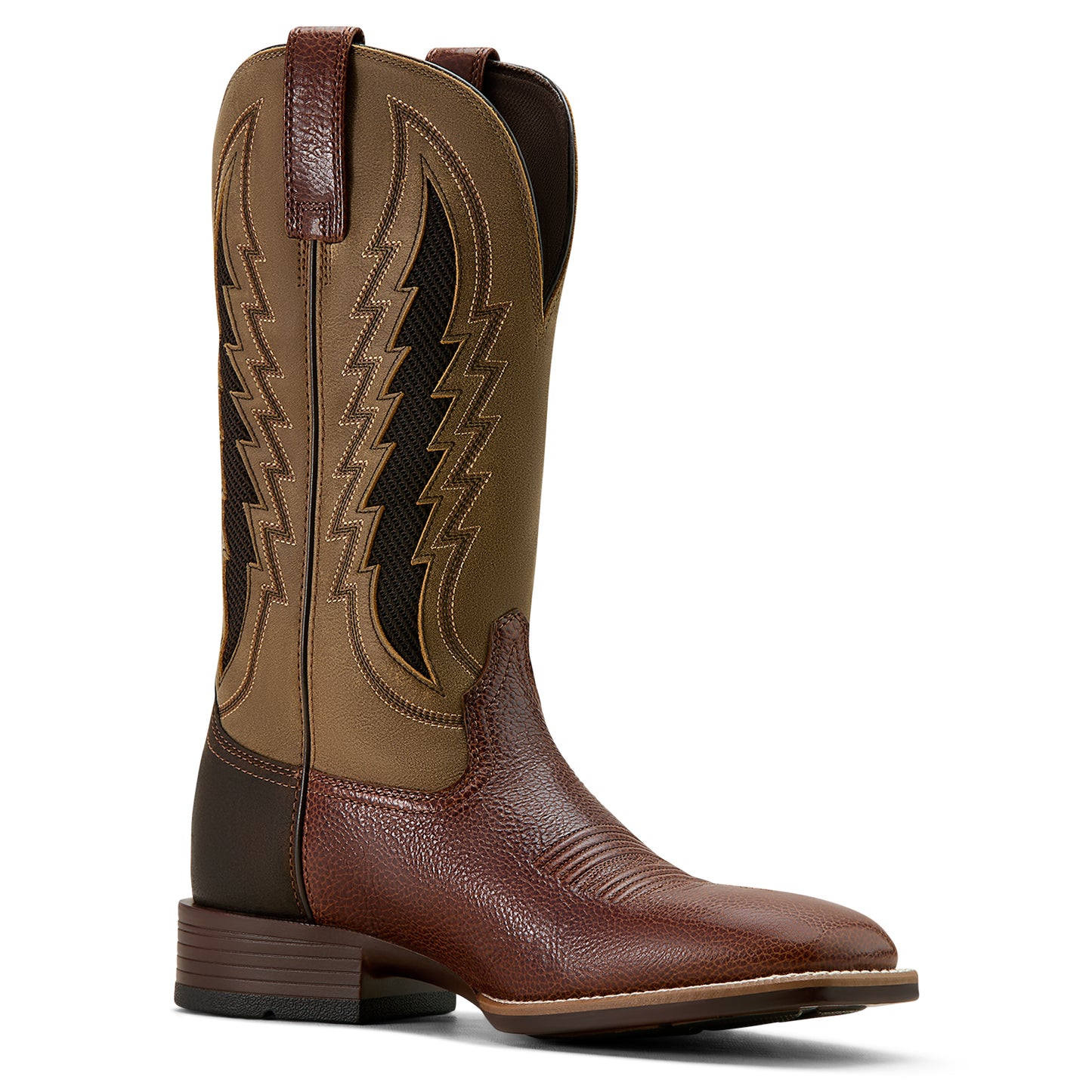 Ariat men's Dakota VentTEK Wide Square Toe Cowboy Boot