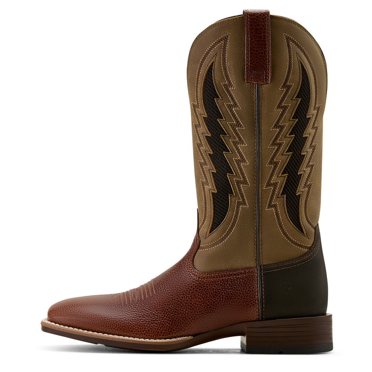 Ariat men's Dakota VentTEK Wide Square Toe Cowboy Boot
