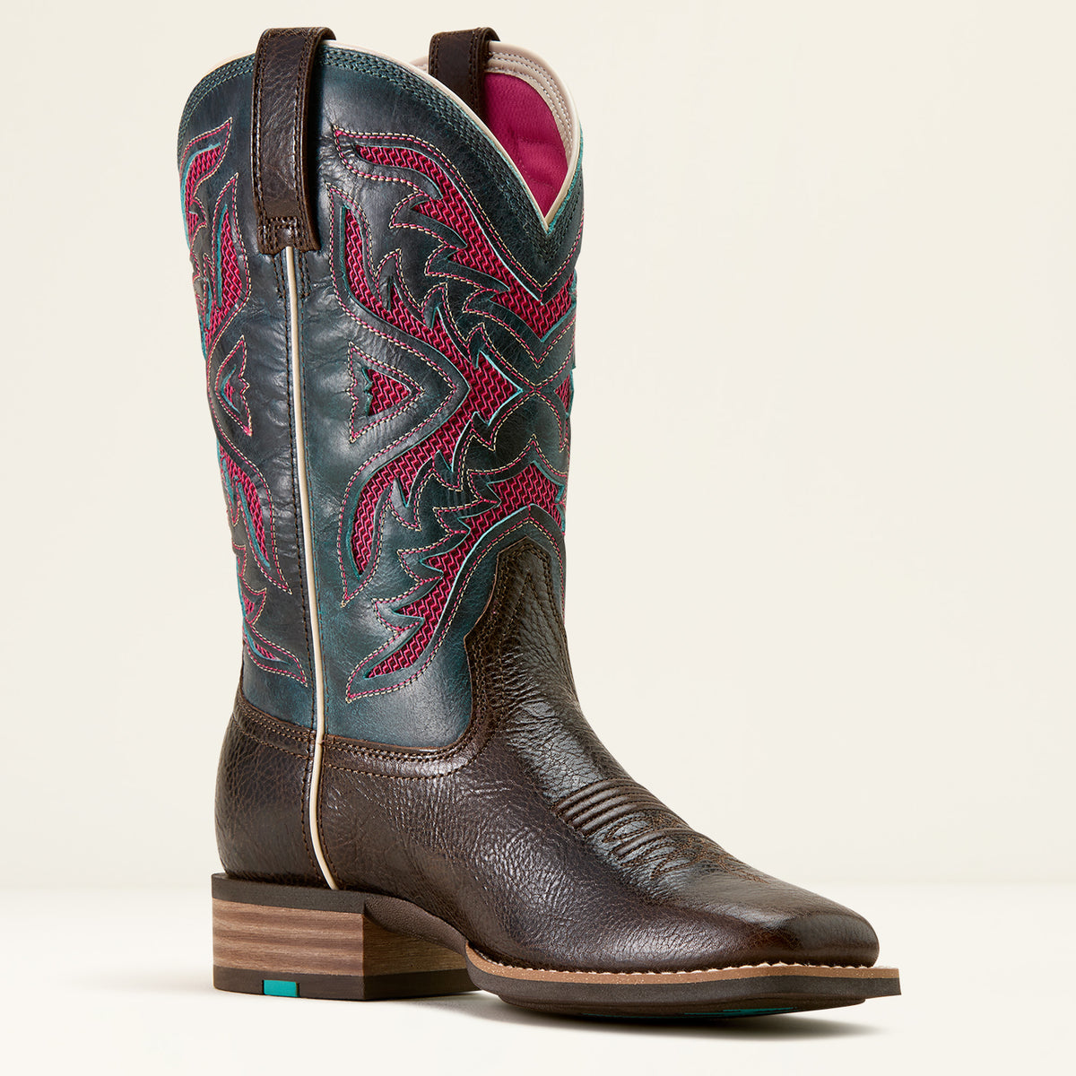 Ariat San Angelo VentTEK 360 Wide Square Toe Western Boot