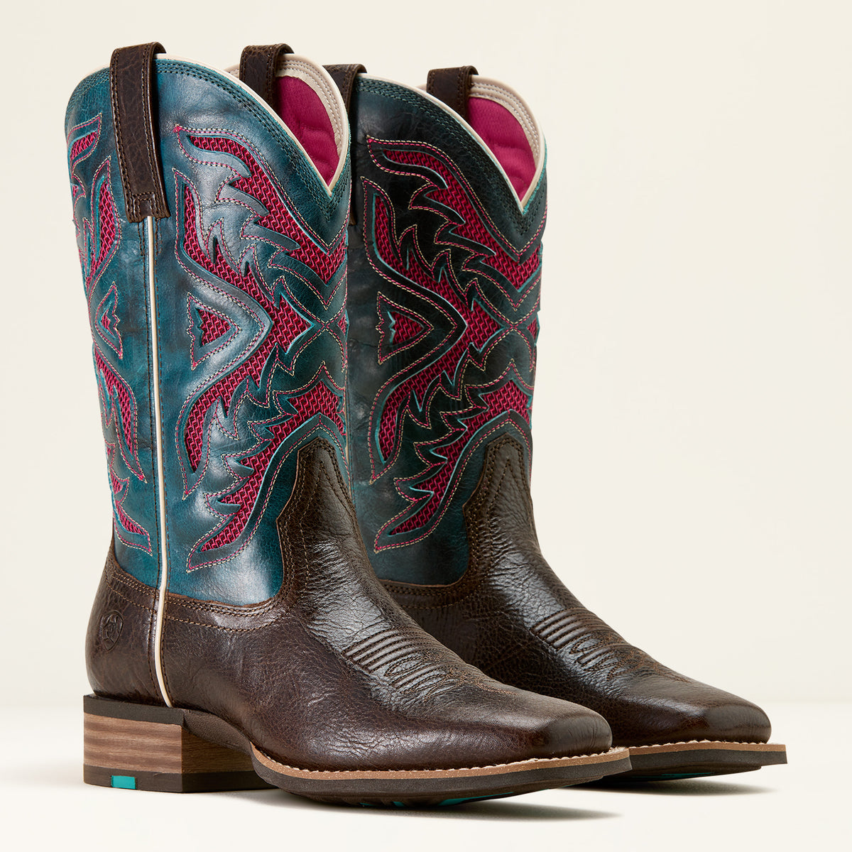Ariat San Angelo VentTEK 360 Wide Square Toe Western Boot