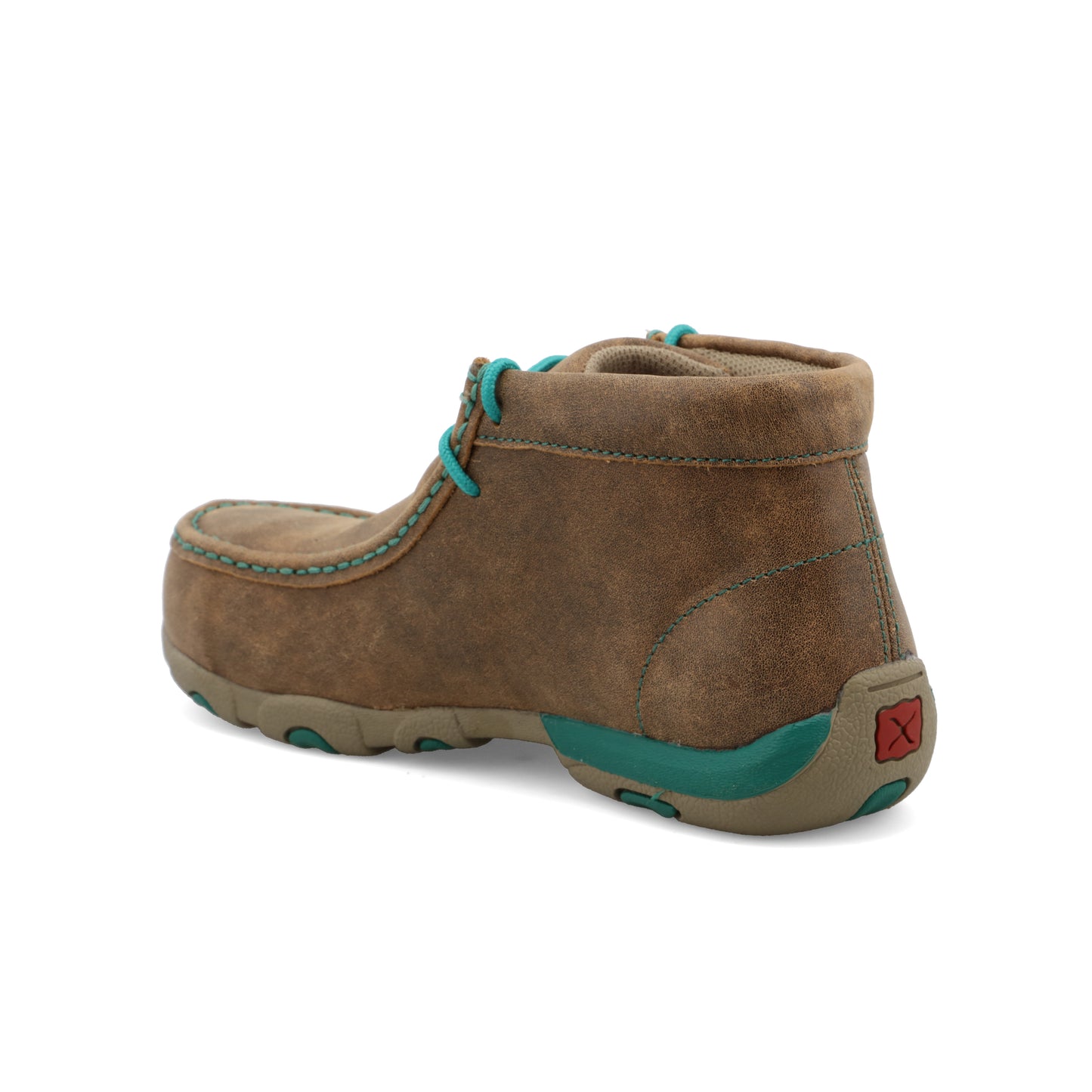 Twisted x Alloy Toe Chukka Driving Moc Bomber & Turquoise