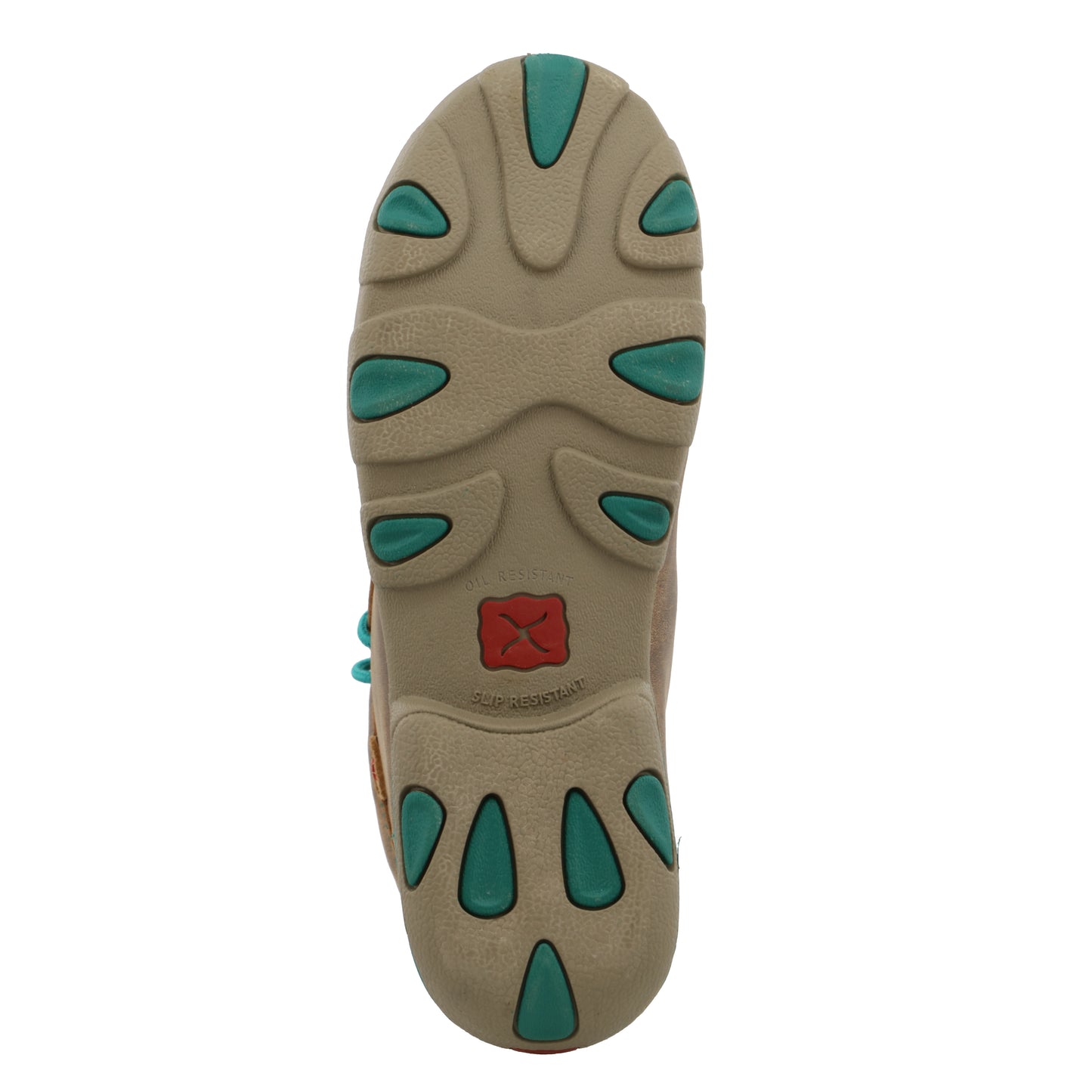 Twisted x Alloy Toe Chukka Driving Moc Bomber & Turquoise