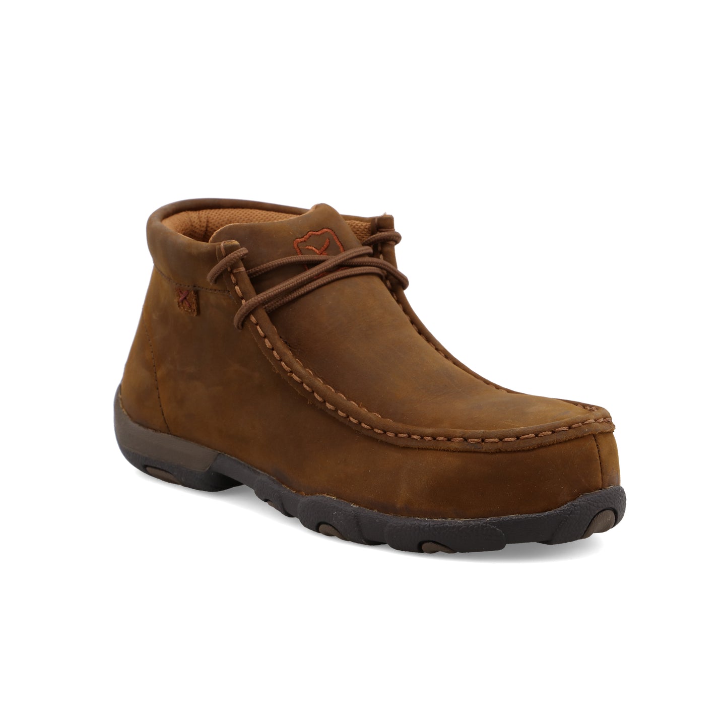 Twisted x lady's Work Chukka Driving Moc Distressed Saddle