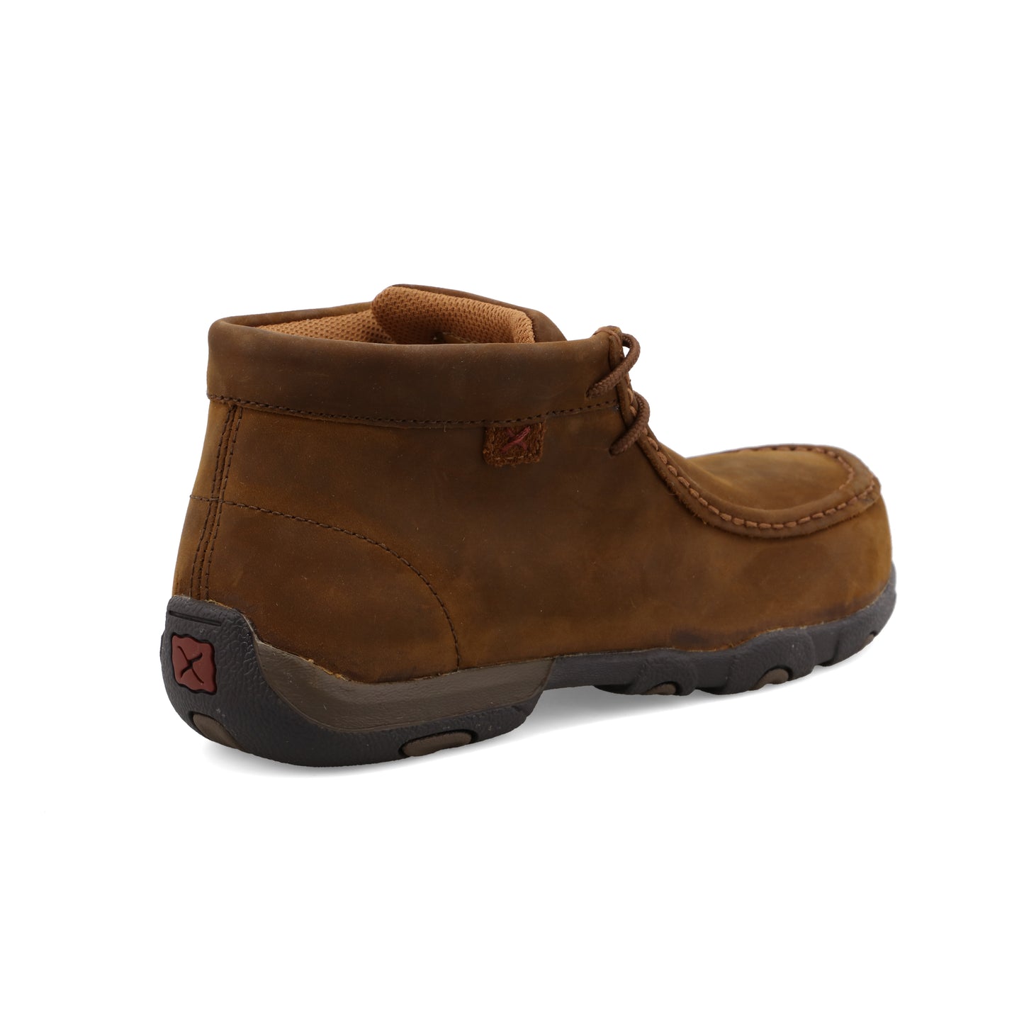 Twisted x lady's Work Chukka Driving Moc Distressed Saddle