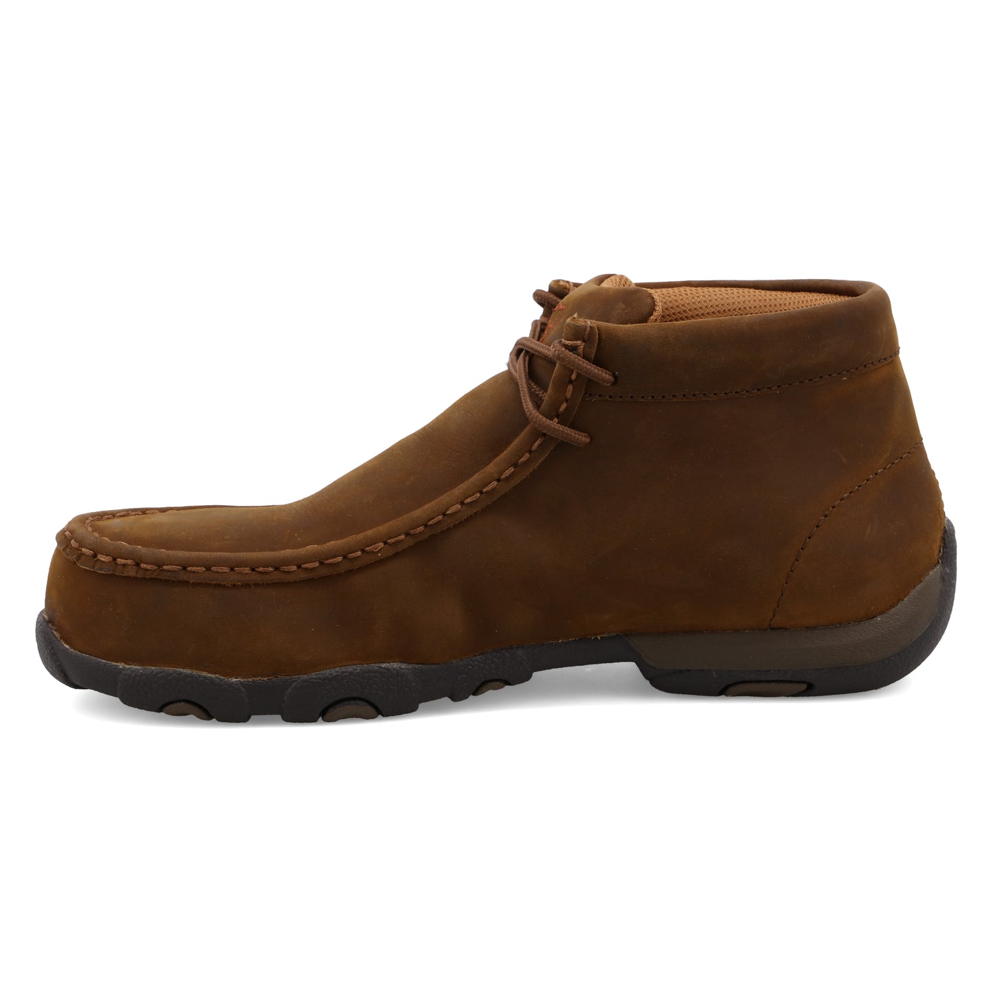 Twisted x lady's Work Chukka Driving Moc Distressed Saddle