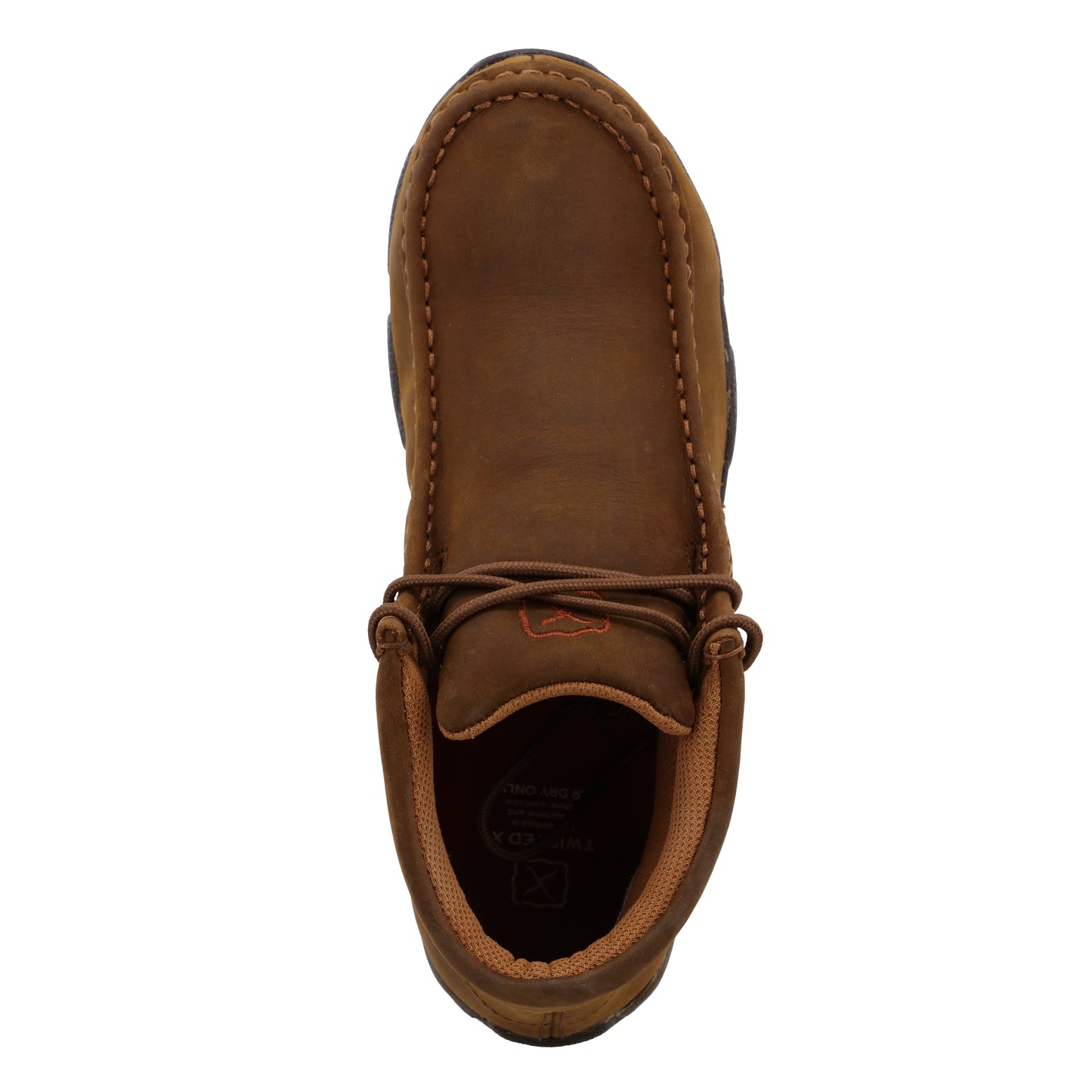 Twisted x lady's Work Chukka Driving Moc Distressed Saddle