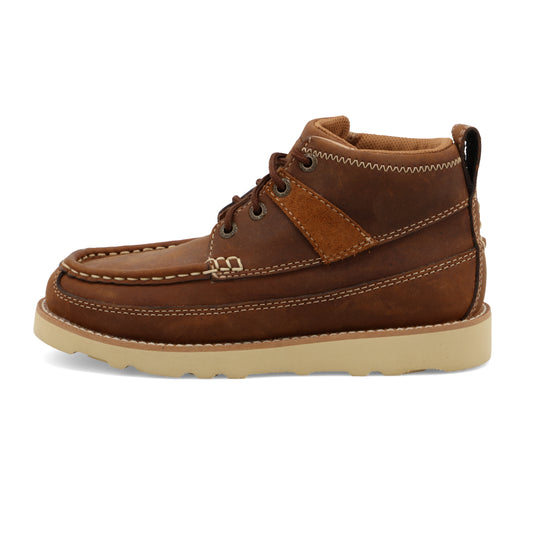 Twisted x Kid's Wedge Sole Boot Oiled Saddle
