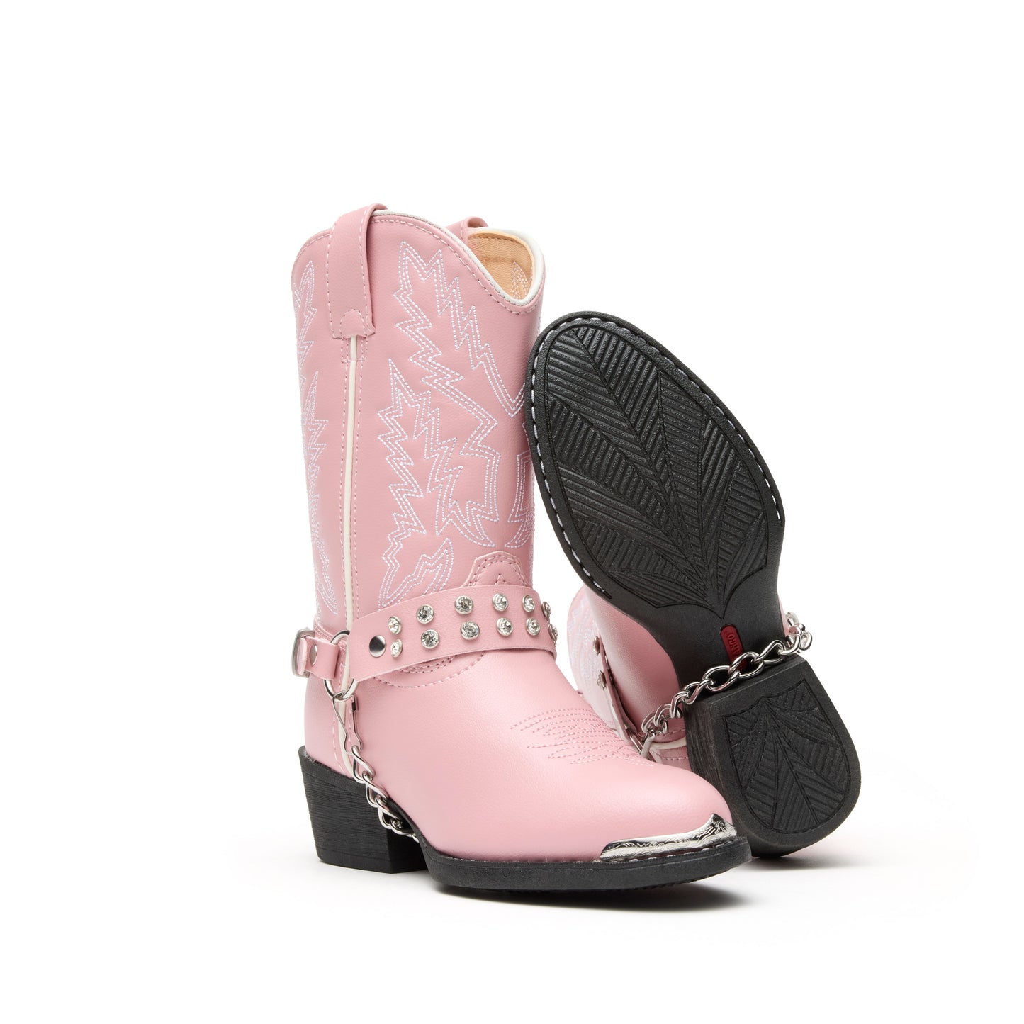 Lil' Durango® Little Kid Pink Rhinestone Western Boot