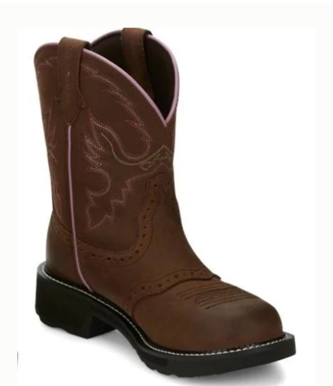 JUSTIN WOMEN'S GYPSY WANETTE BROWN STEEL TOE WORK BOOTS