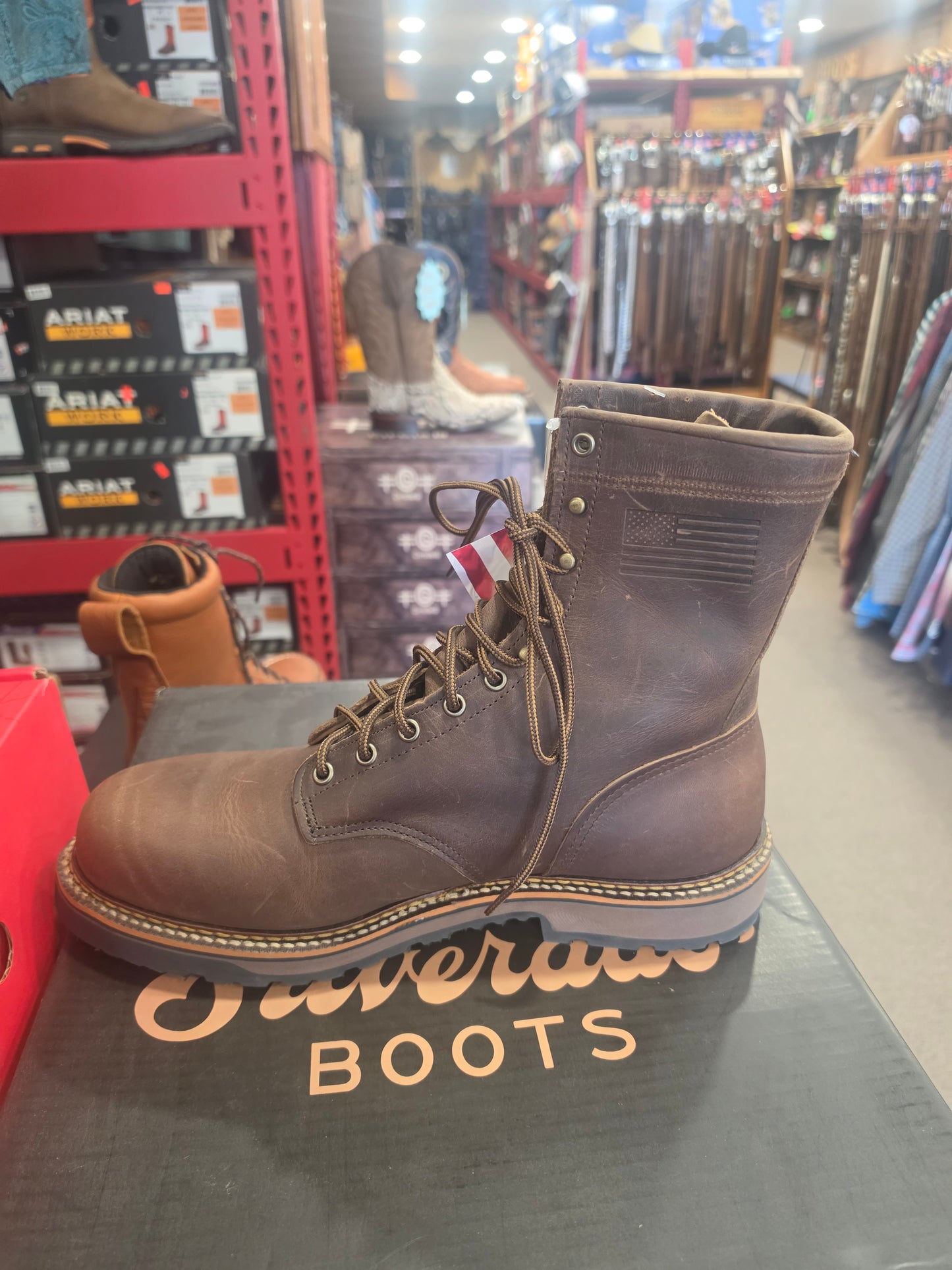 Men's Silverado 8" Lumberjack Laced Boots