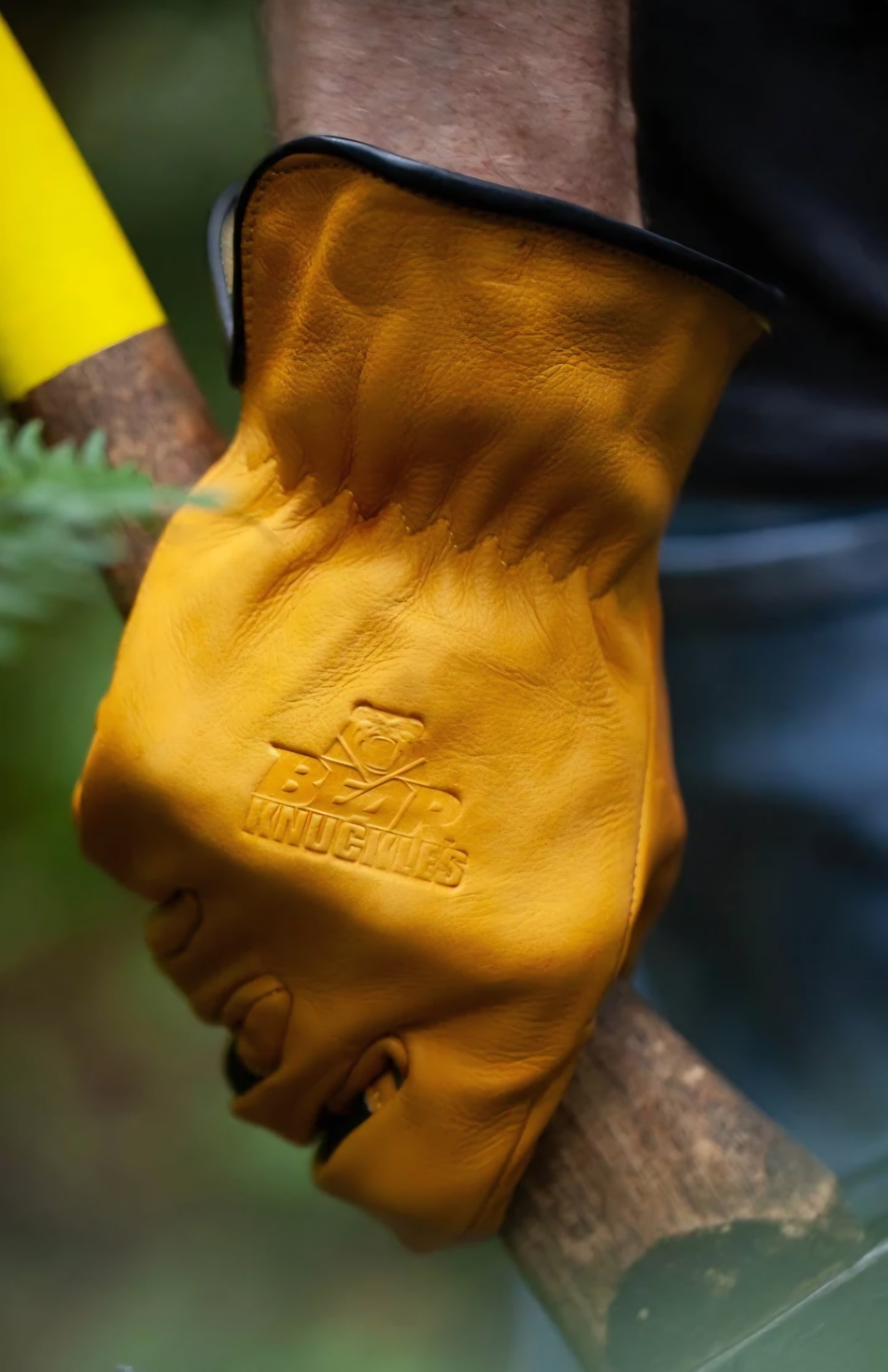 Water Resistant Leather Cowhide Driver Gloves - D357