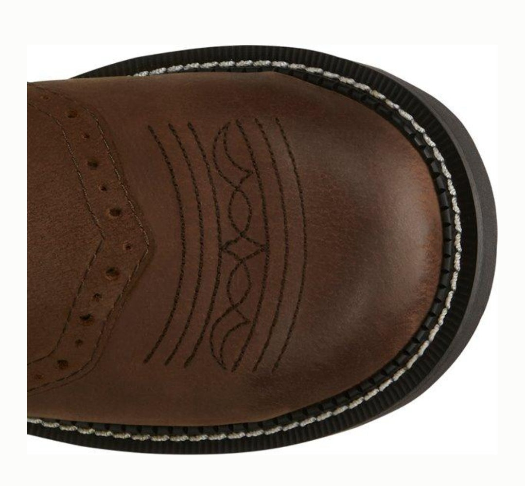 JUSTIN WOMEN'S GYPSY WANETTE BROWN STEEL TOE WORK BOOTS