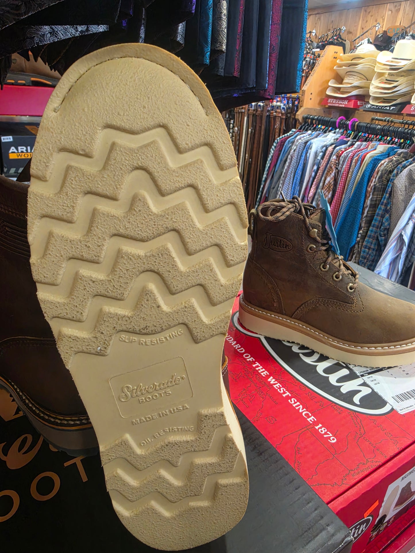Silverado usa made wedge sole! 7723